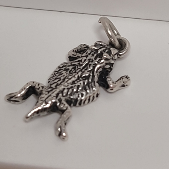 SOLD-Retired James Avery Horned Toad Lizard Charm/Pendant - Picture 12 of 14